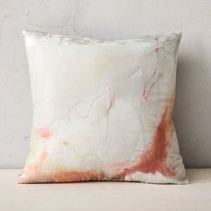 New West Elm Airy Brocade Pillow Cover